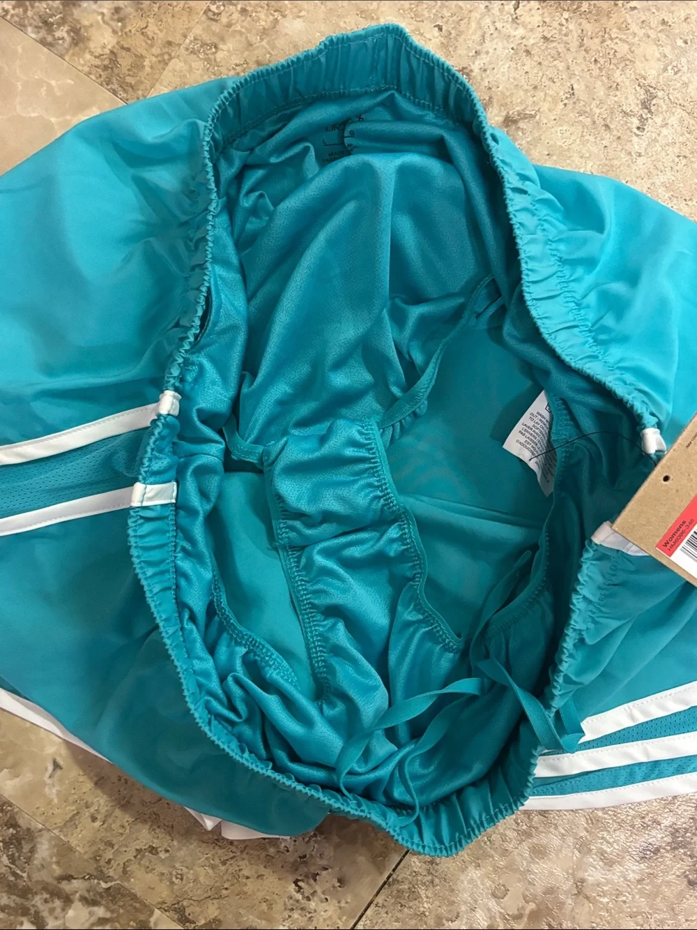 Nike - women’s- NWT - Teal and Coral Athletic Shorts Duo (size Large)